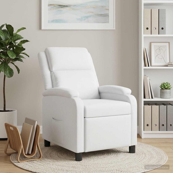 Recliner Hvid Stof