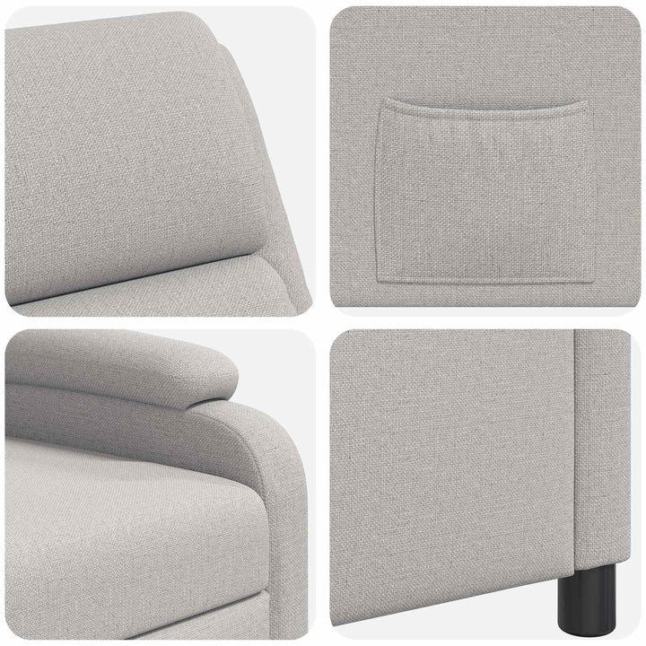 Recliner Skygrå Stof