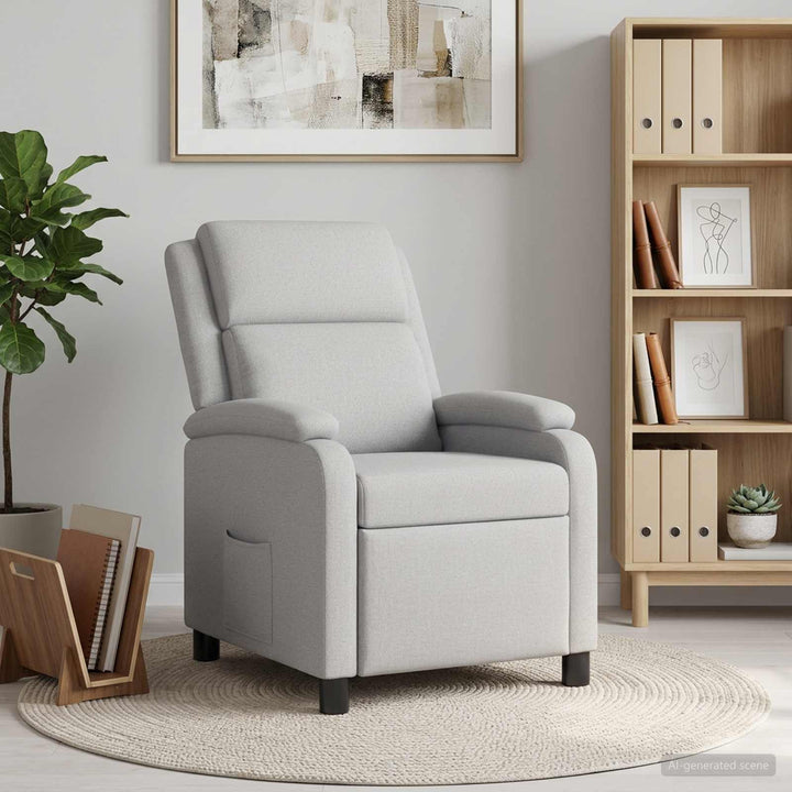 Recliner Skygrå Stof