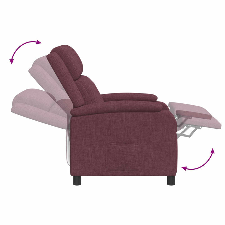 Recliner Lilla Stof
