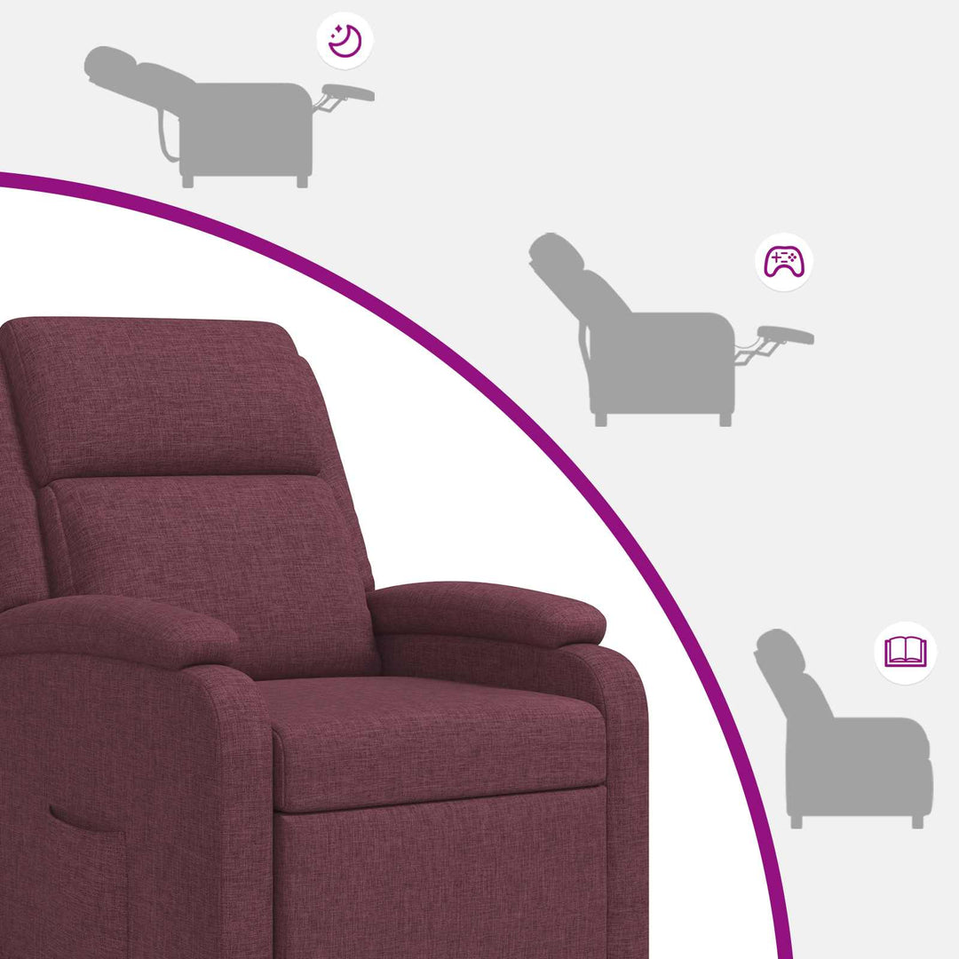 Recliner Lilla Stof