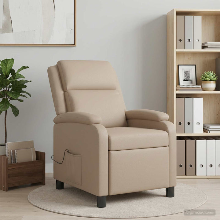 Massage Lænestol Cappuccino Kunstlæder