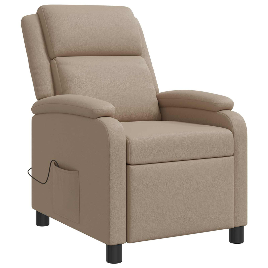 Massage Lænestol Cappuccino Kunstlæder