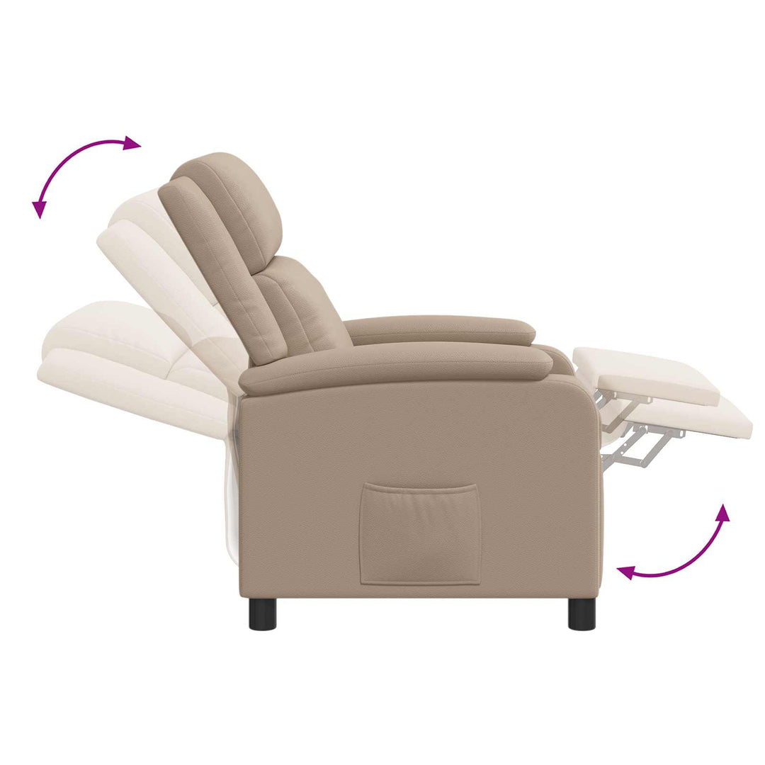 Massage Lænestol Cappuccino Kunstlæder