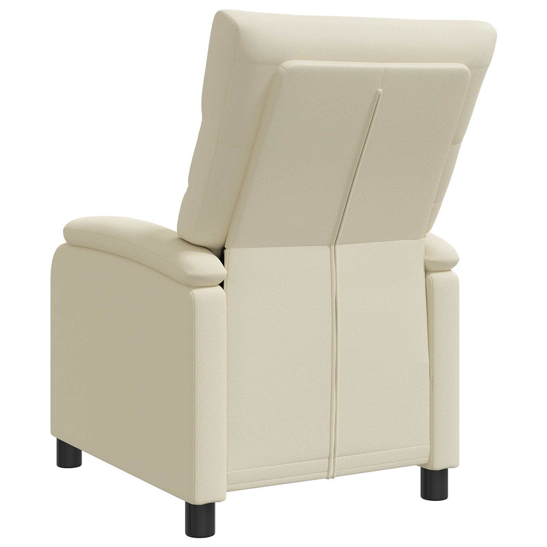 Recliner Cremefarvet Kunstlæder