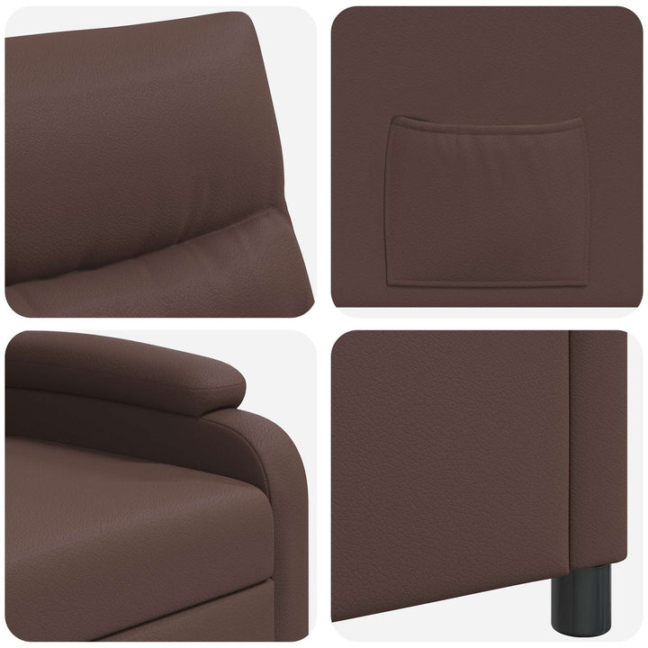 Recliner Brun Kunstlæder