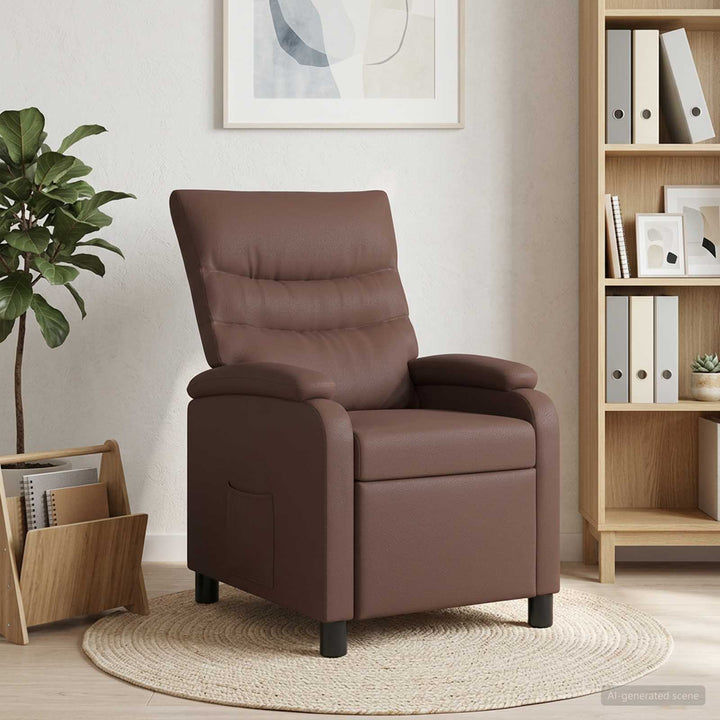 Recliner Brun Kunstlæder