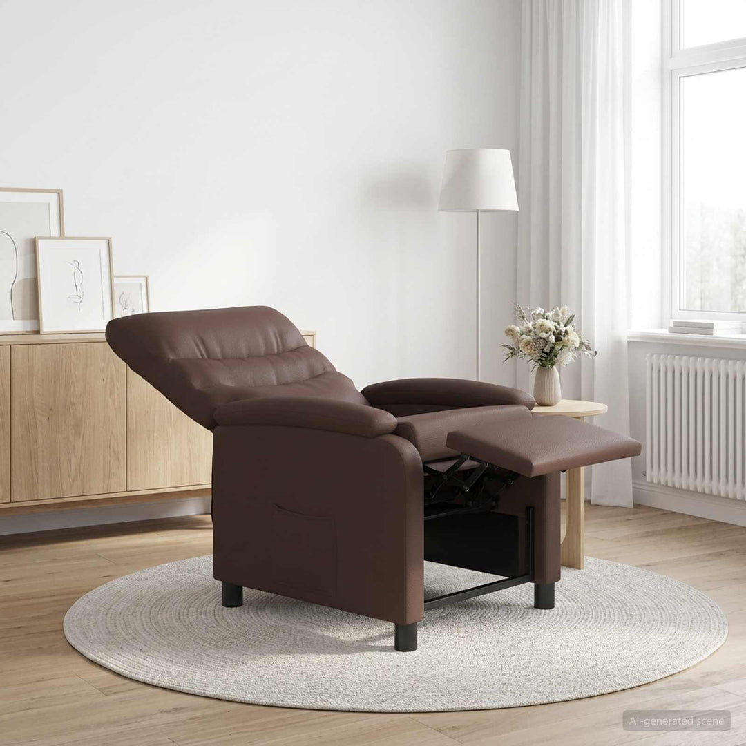 Recliner Brun Kunstlæder