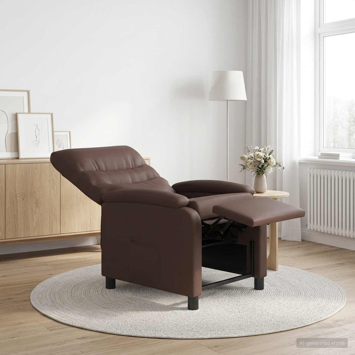 Recliner Brun Kunstlæder