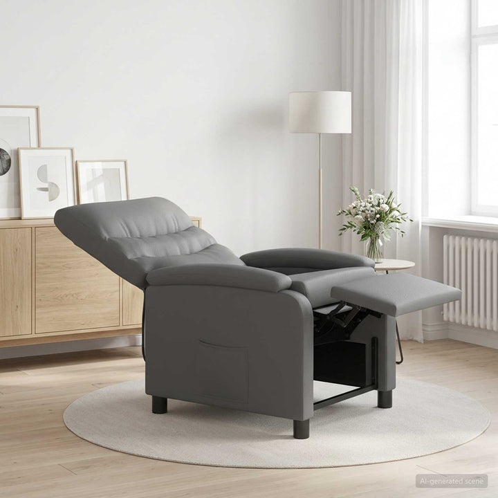 Recliner Grå Kunstlæder