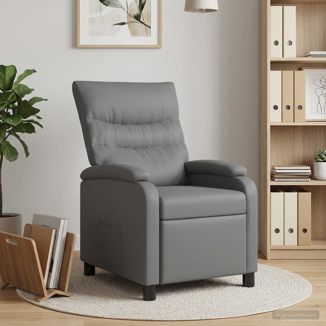 Recliner Grå Kunstlæder