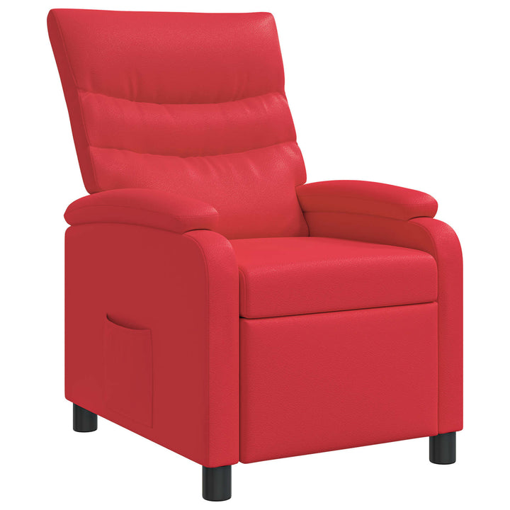 Recliner Rød Kunstlæder