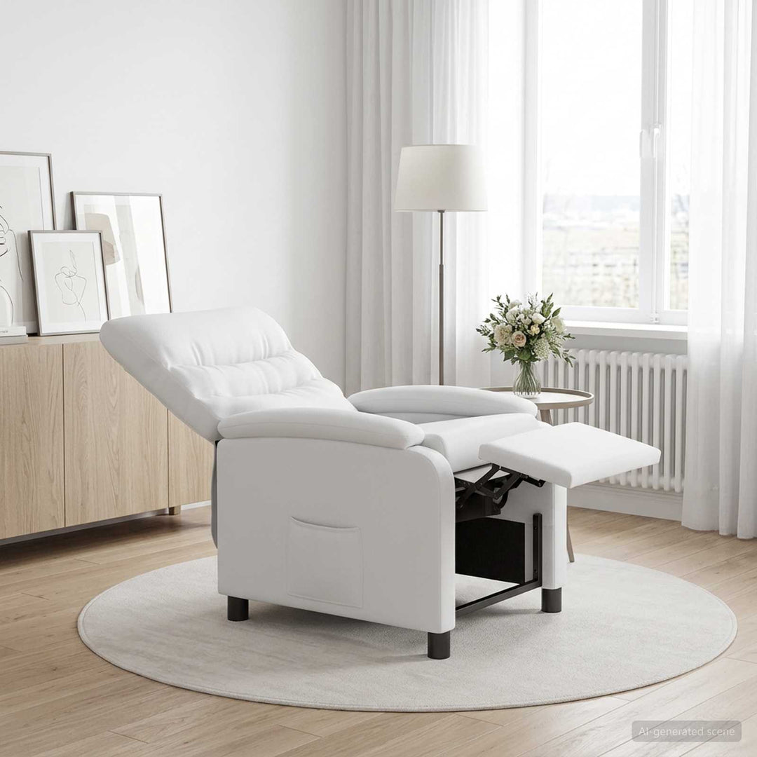 Recliner Hvid Kunstlæder