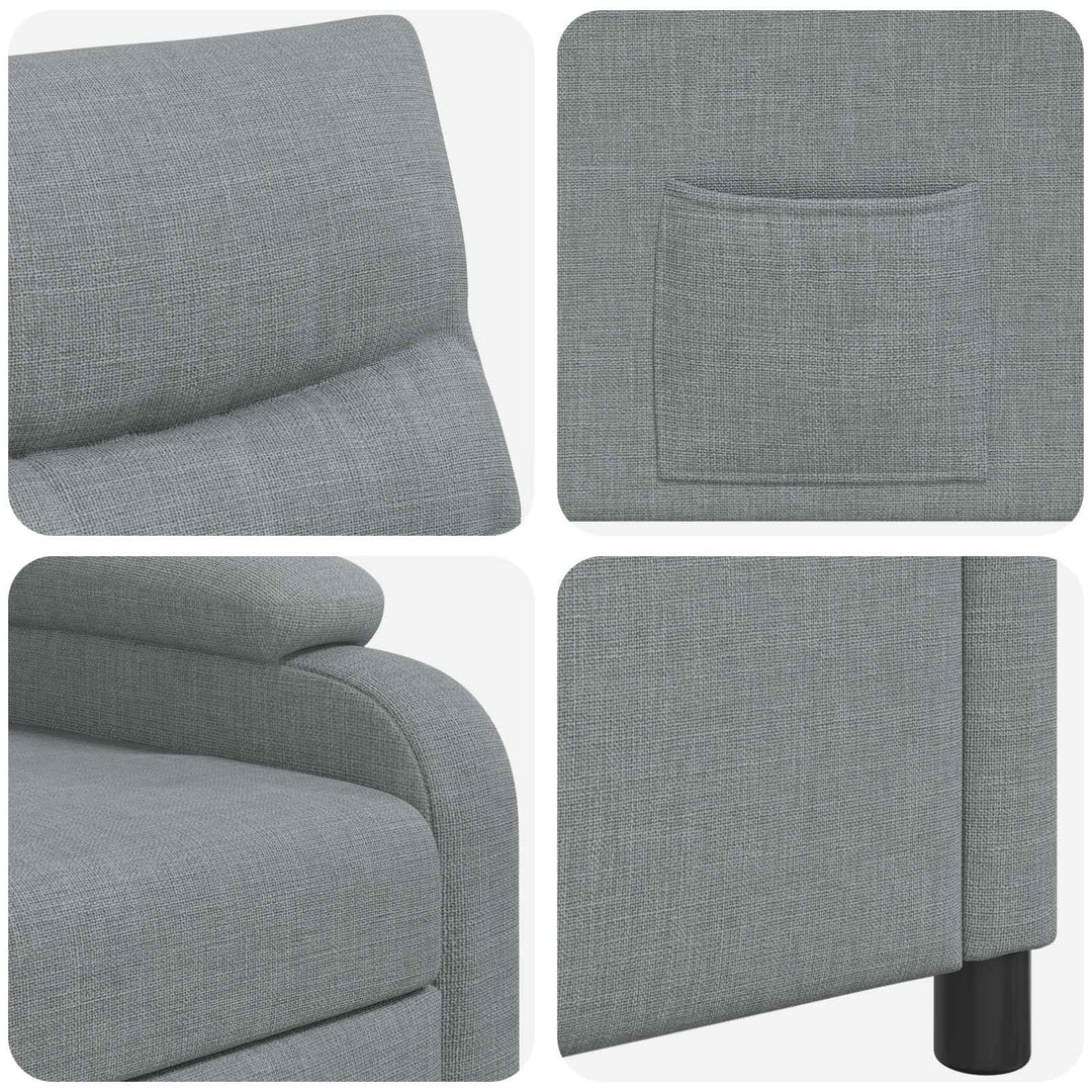 Recliner Lysegrå Stof