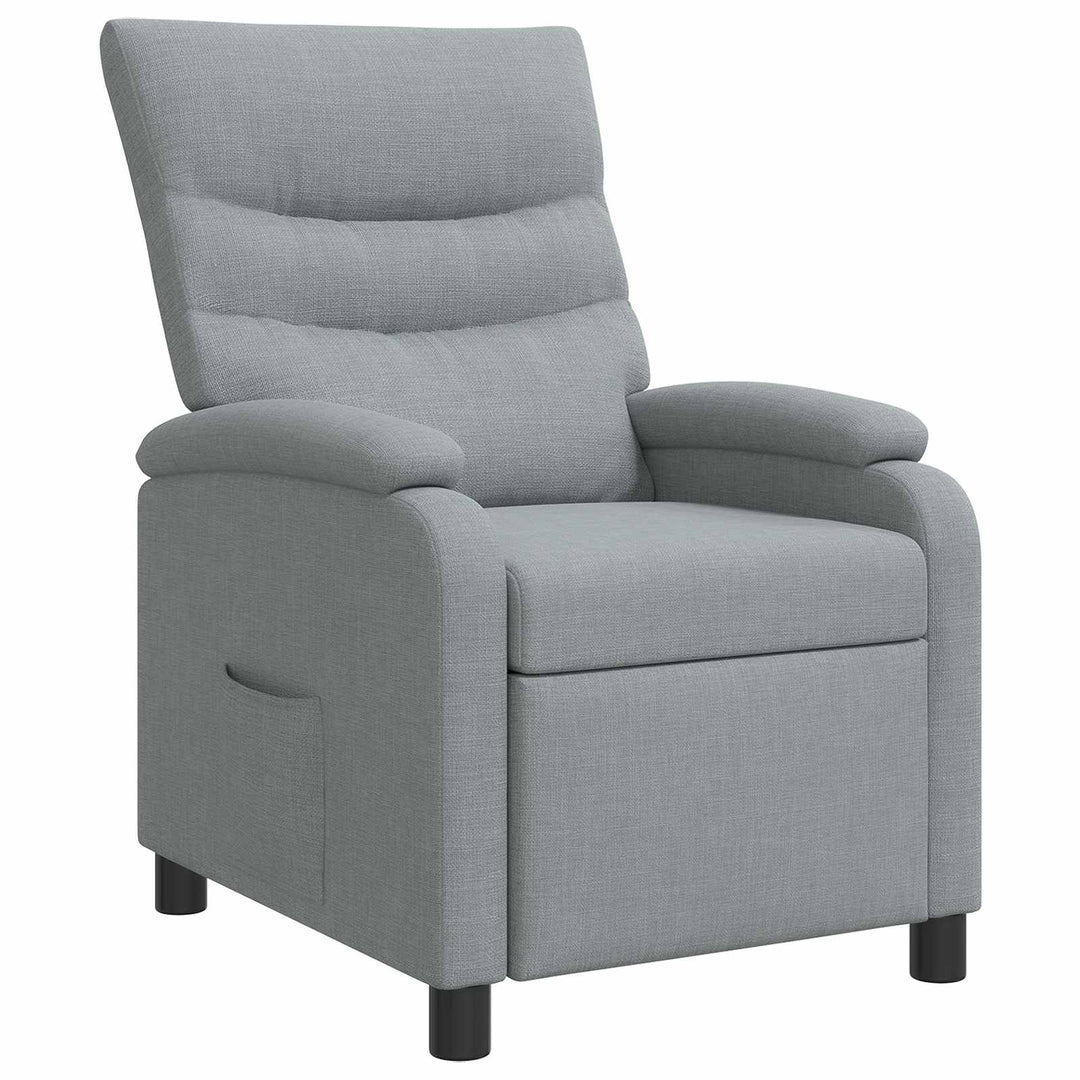 Recliner Lysegrå Stof