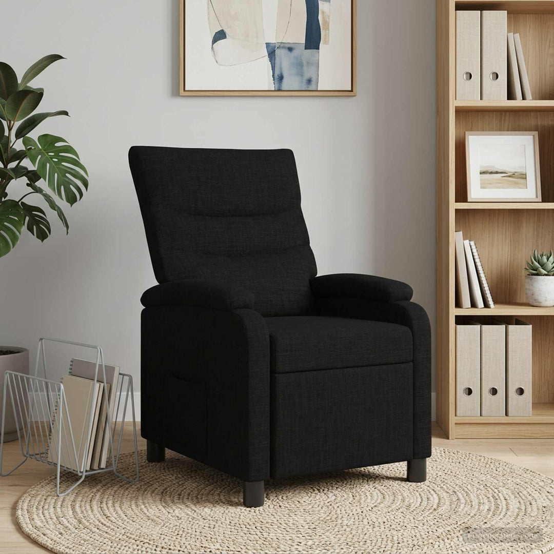 Recliner Sort Stof