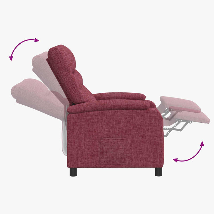 Recliner Vinrød Stof