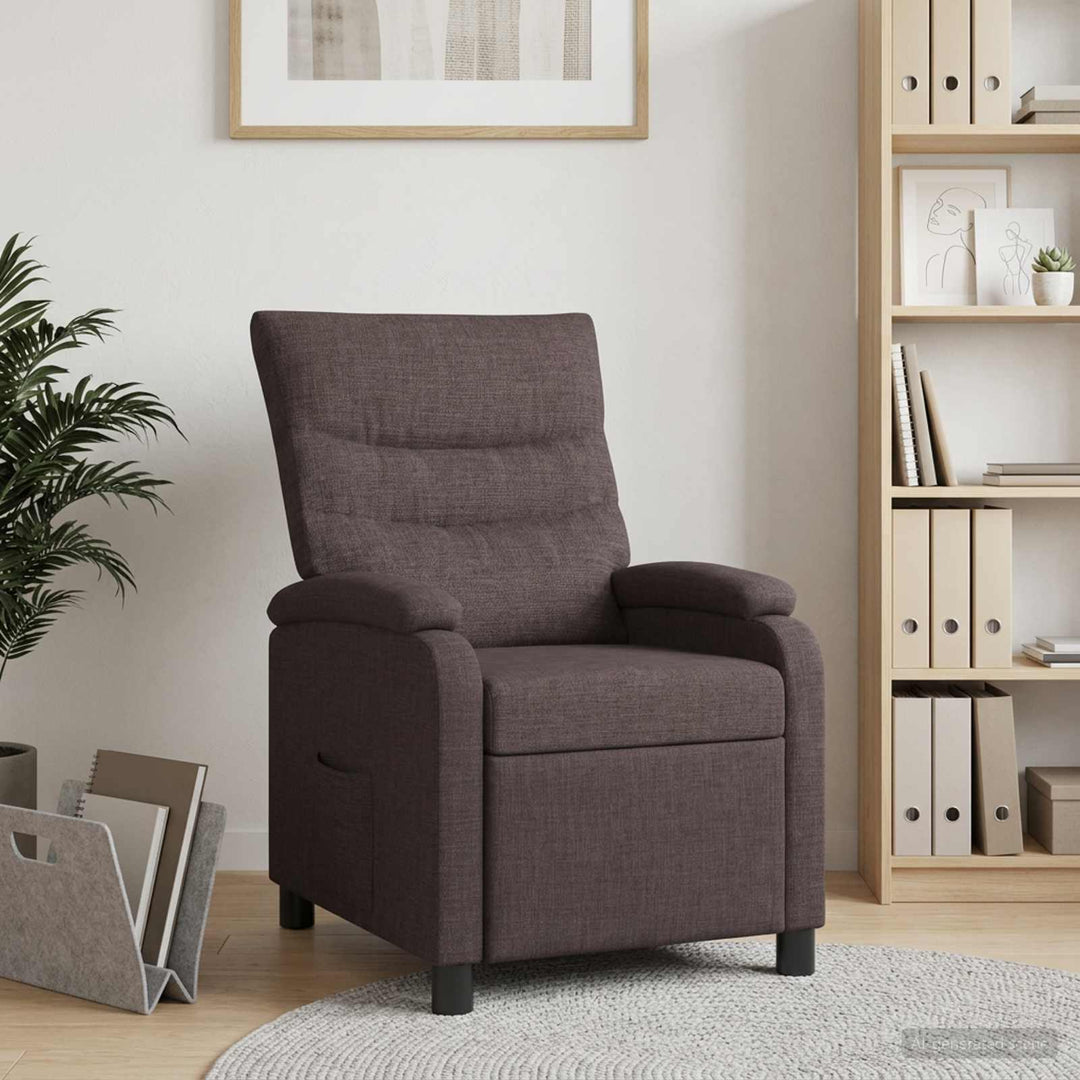 Recliner Mørk Brun Stof