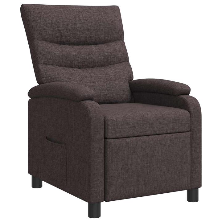 Recliner Mørk Brun Stof