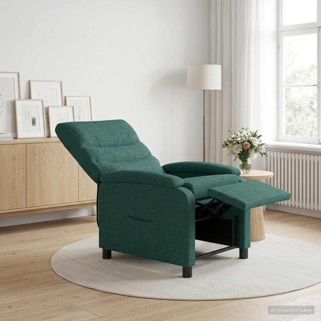 Recliner Mørkegrøn Stof