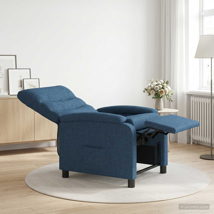Recliner Blå Stof