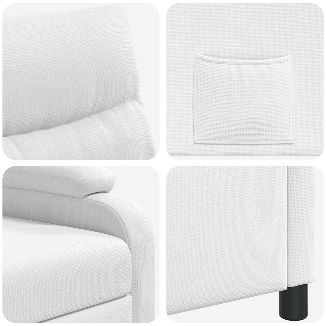 Recliner Hvid Stof