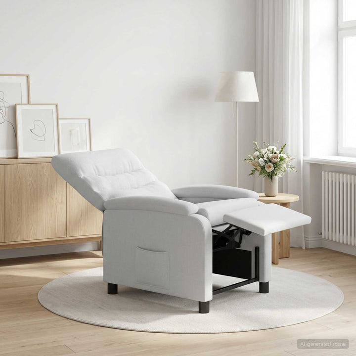 Recliner Hvid Stof