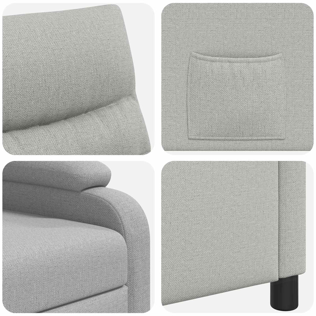 Recliner Skygrå Stof