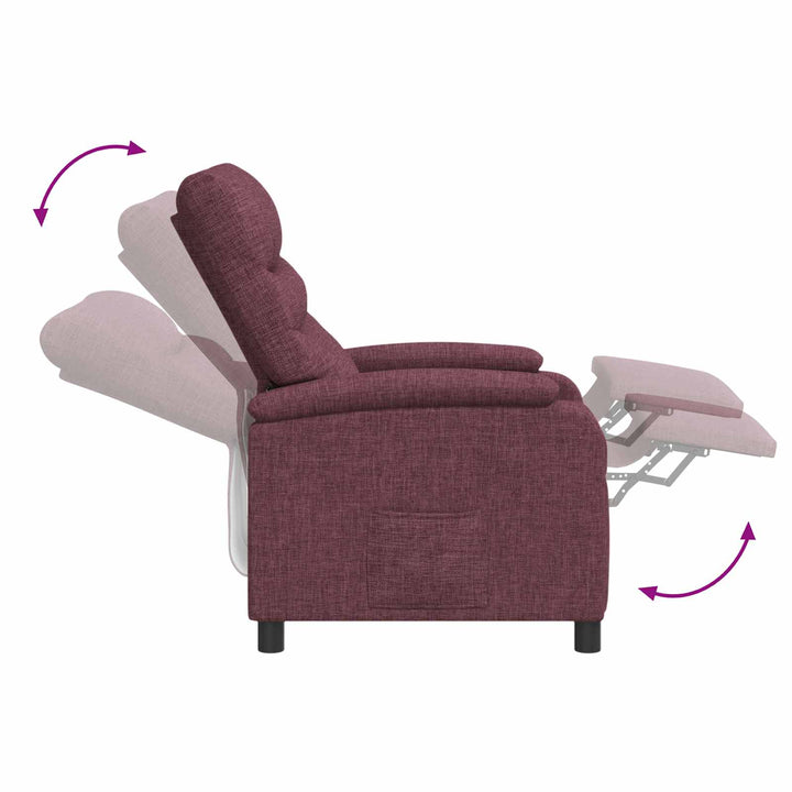 Recliner Lilla Stof