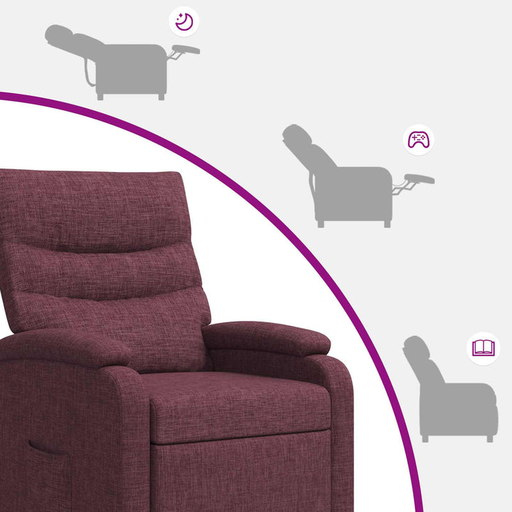 Recliner Lilla Stof