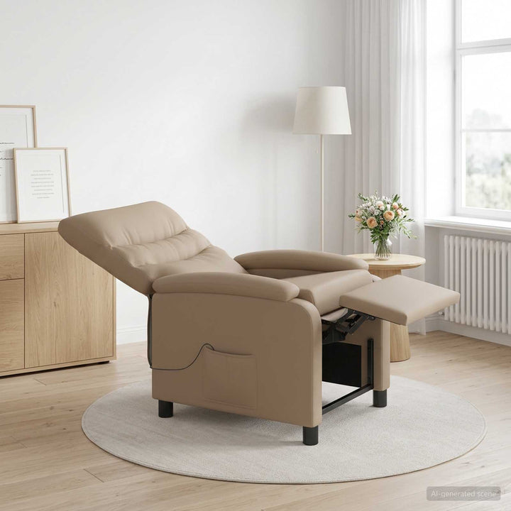 Massage Lænestol Cappuccino Kunstlæder