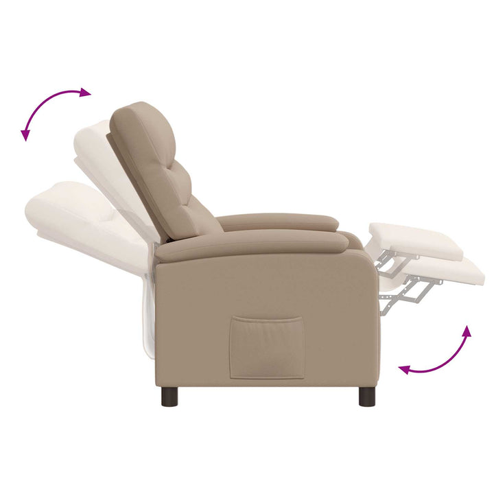 Massage Lænestol Cappuccino Kunstlæder
