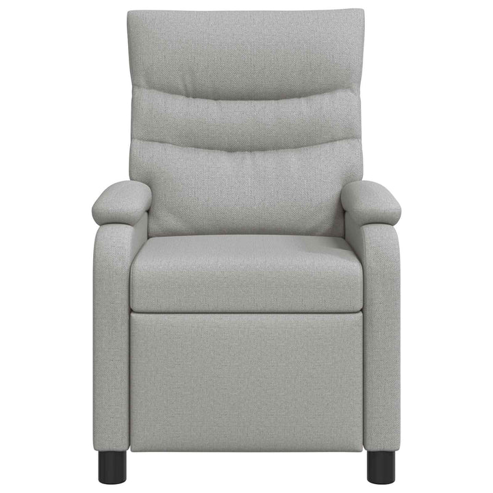 Massage Lænestol Skygrå Stof