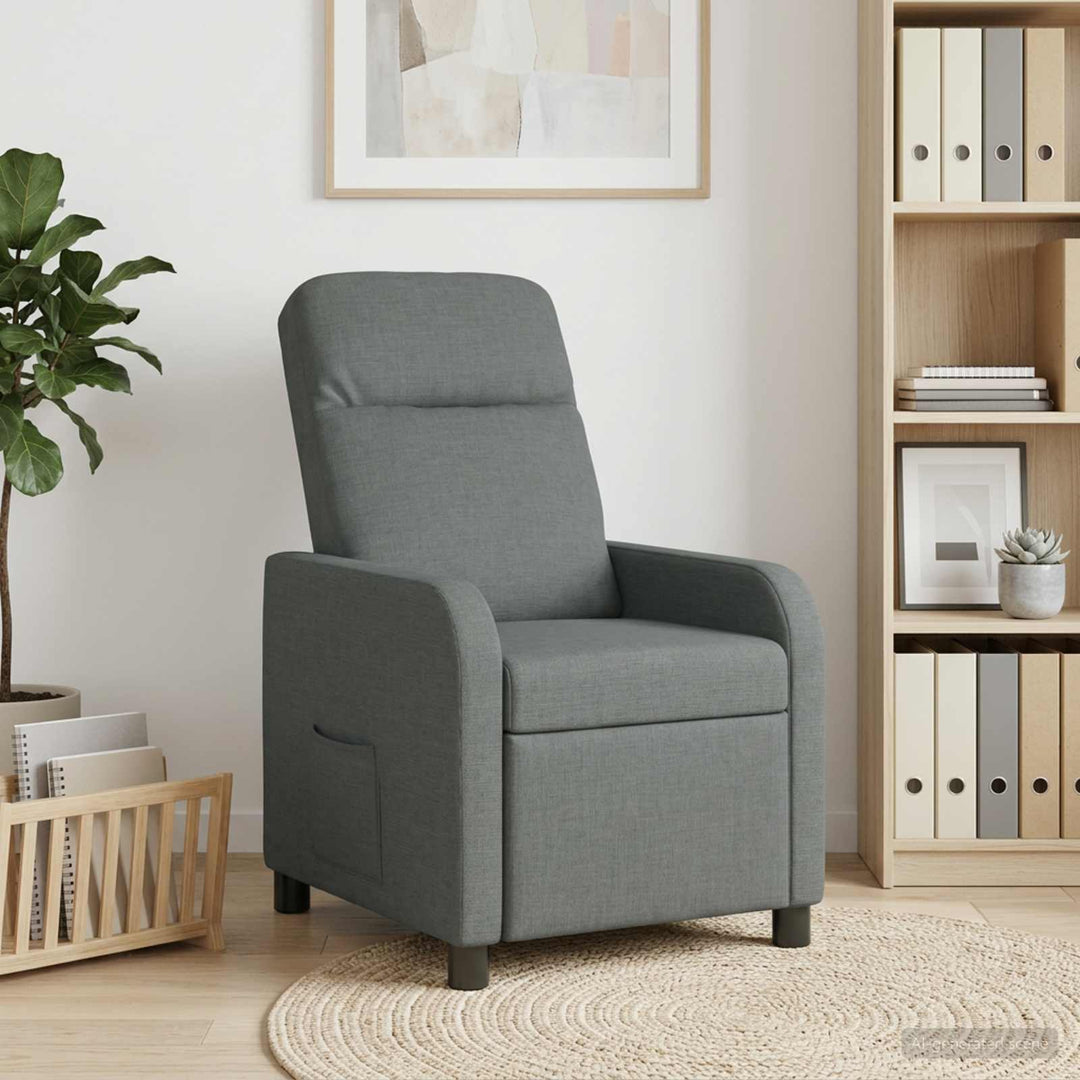 Recliner Mørkegrå Stof