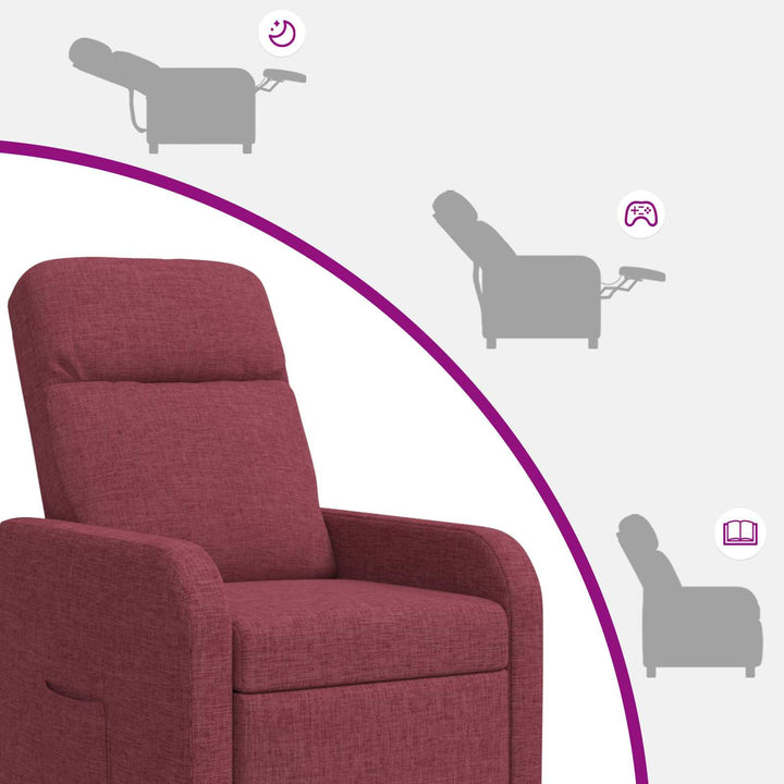 Recliner Vinrød Stof