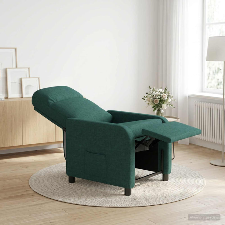 Recliner Mørkegrøn Stof