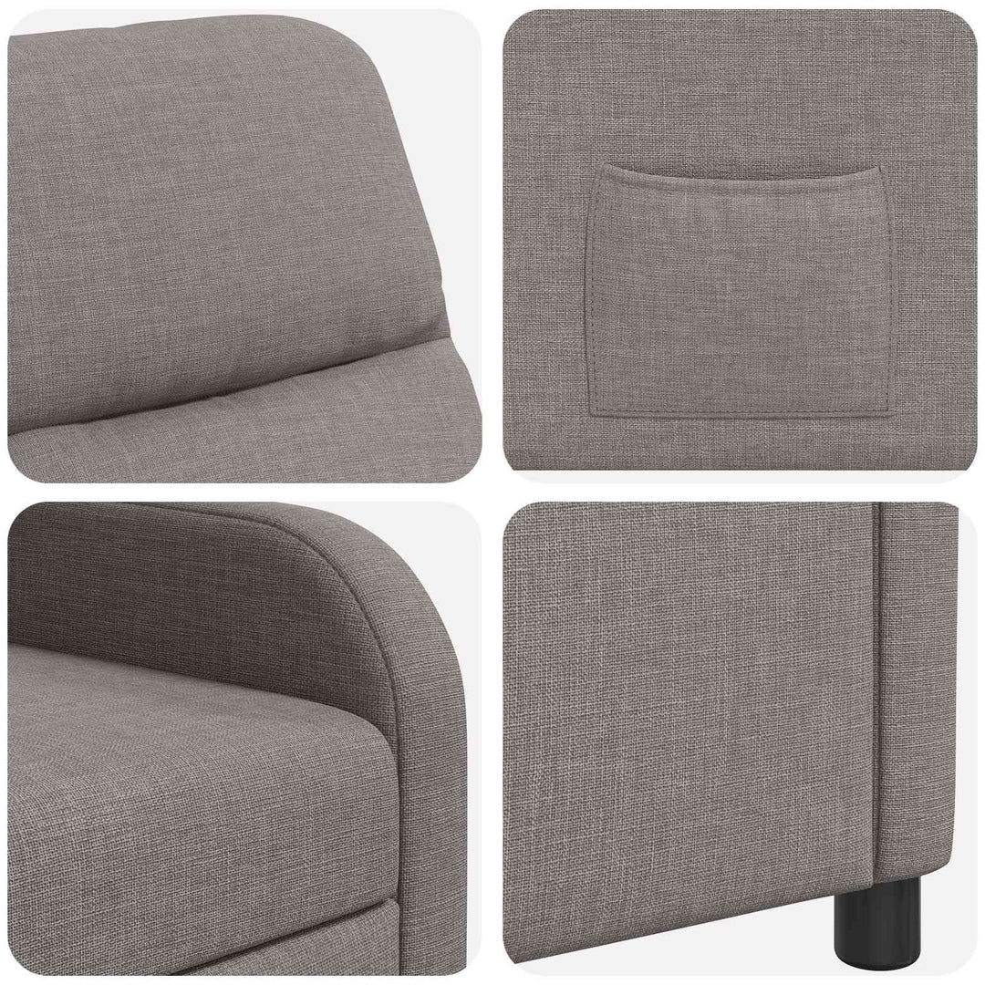 Recliner Gråbrun Stof