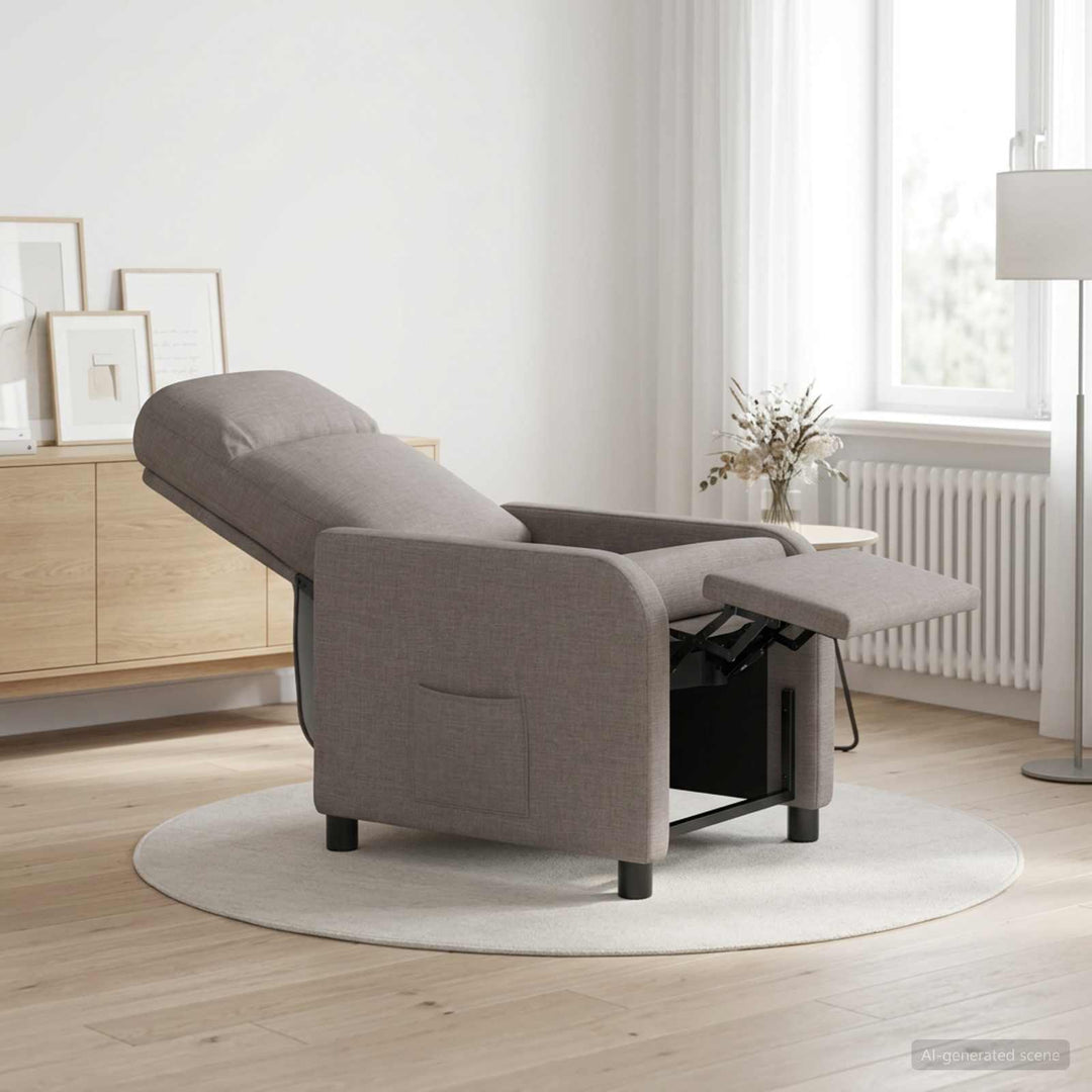 Recliner Gråbrun Stof