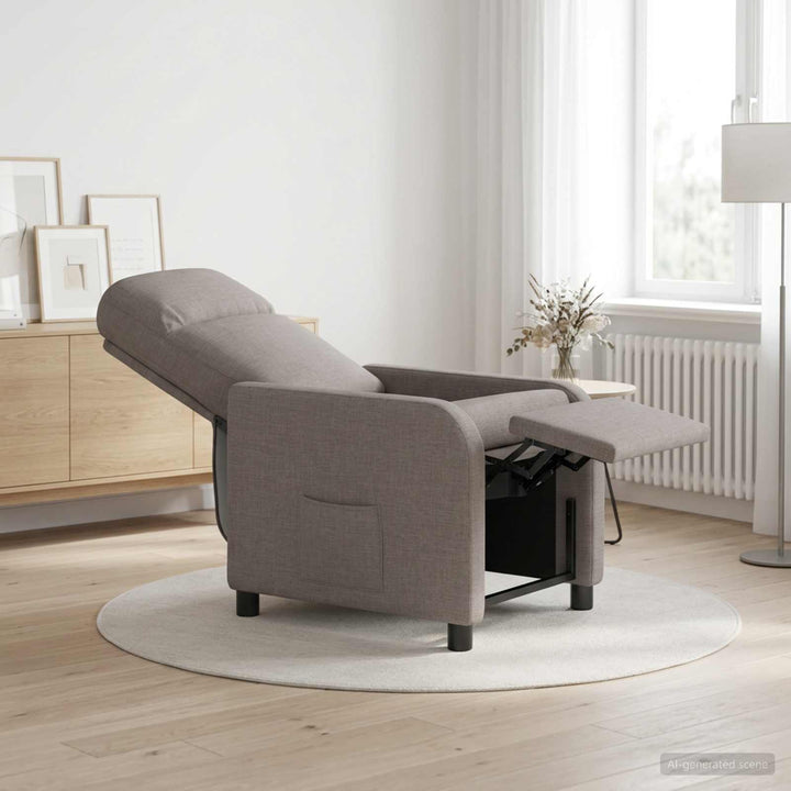 Recliner Gråbrun Stof