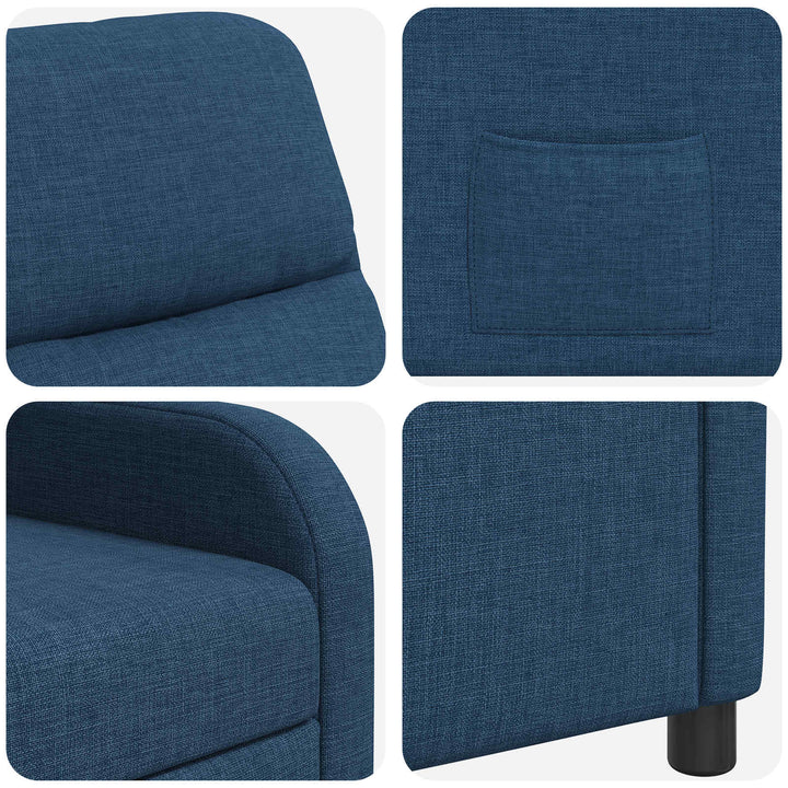 Recliner Blå Stof