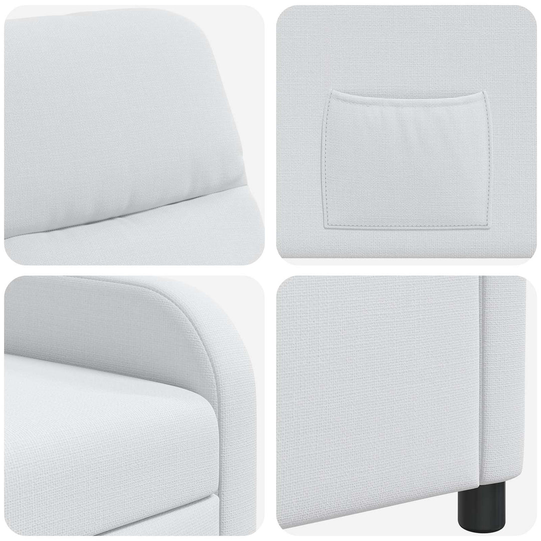 Recliner Hvid Stof