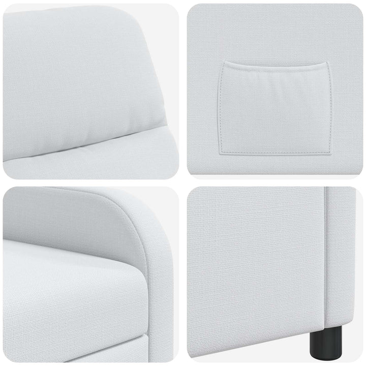 Recliner Hvid Stof