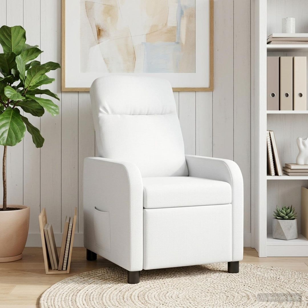 Recliner Hvid Stof