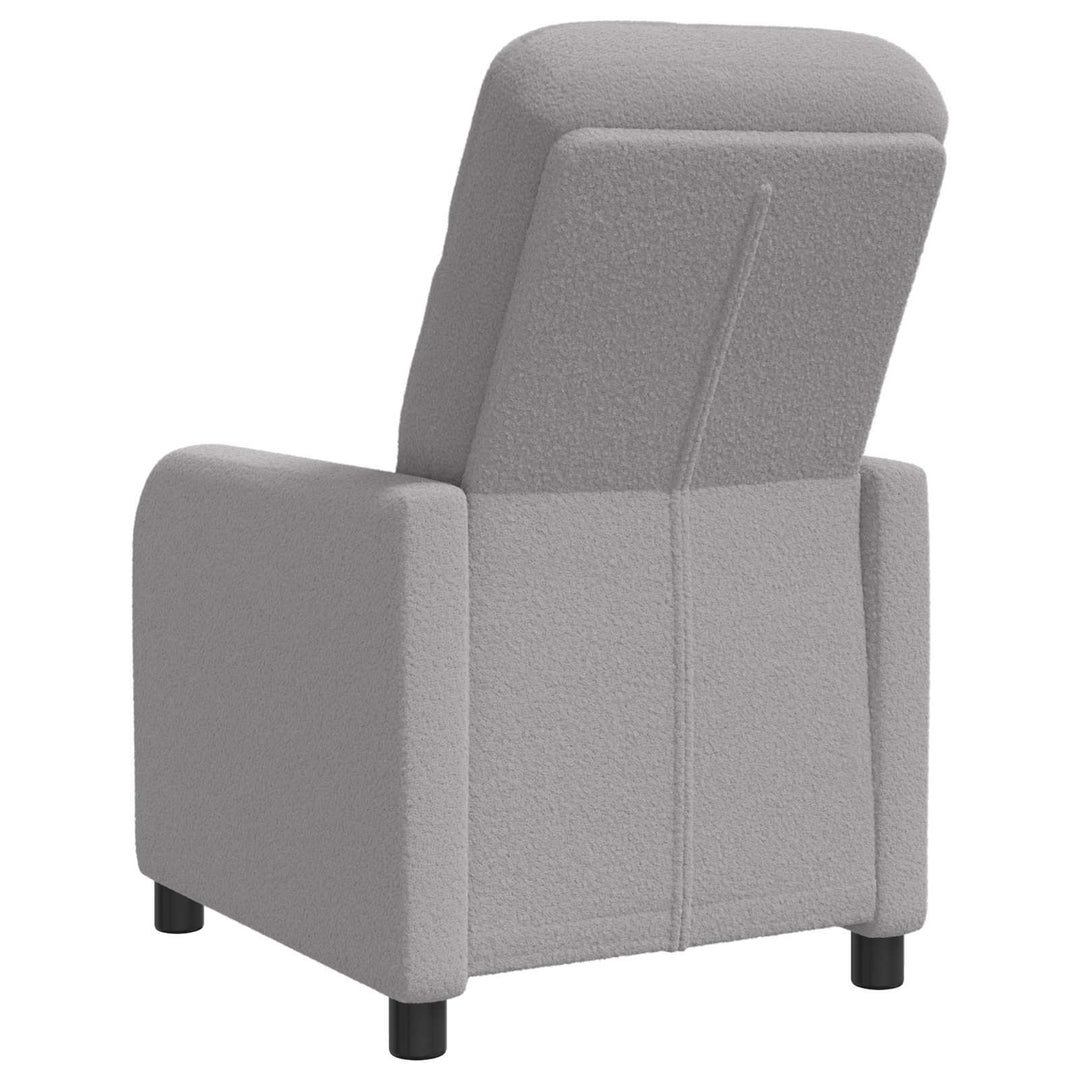 Recliner Lysegrå Bouclé
