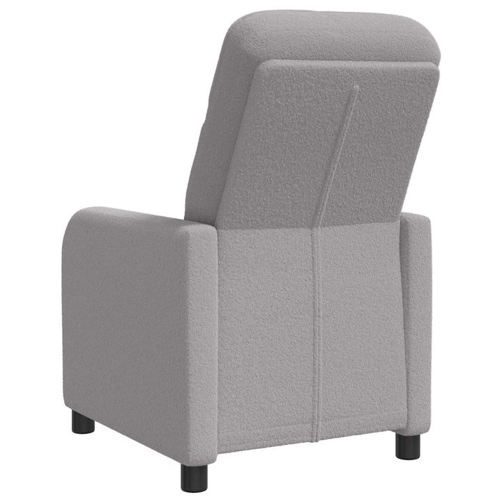 Recliner Lysegrå Bouclé