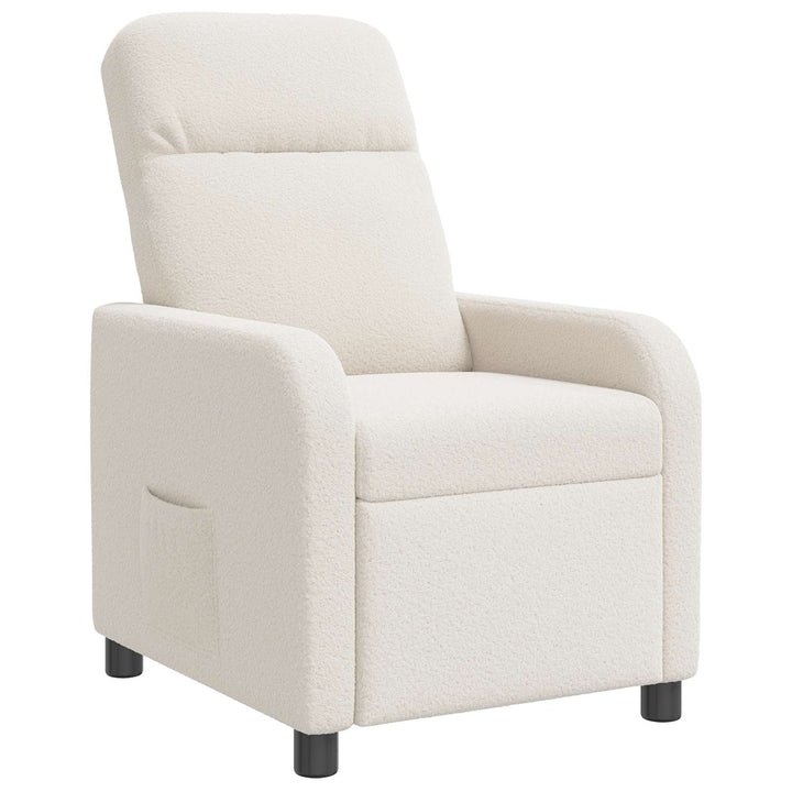 Recliner Cremefarvet Bouclé