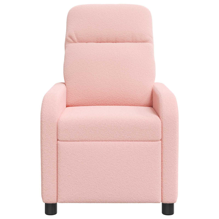 Recliner Lyserød Bouclé