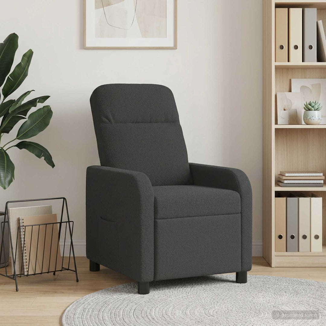 Recliner Mørkegrå Bouclé