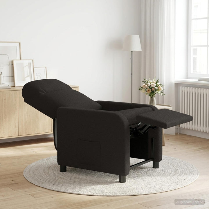 Recliner Sort Bouclé