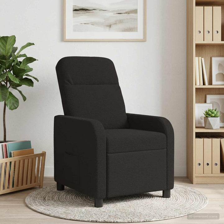 Recliner Sort Bouclé